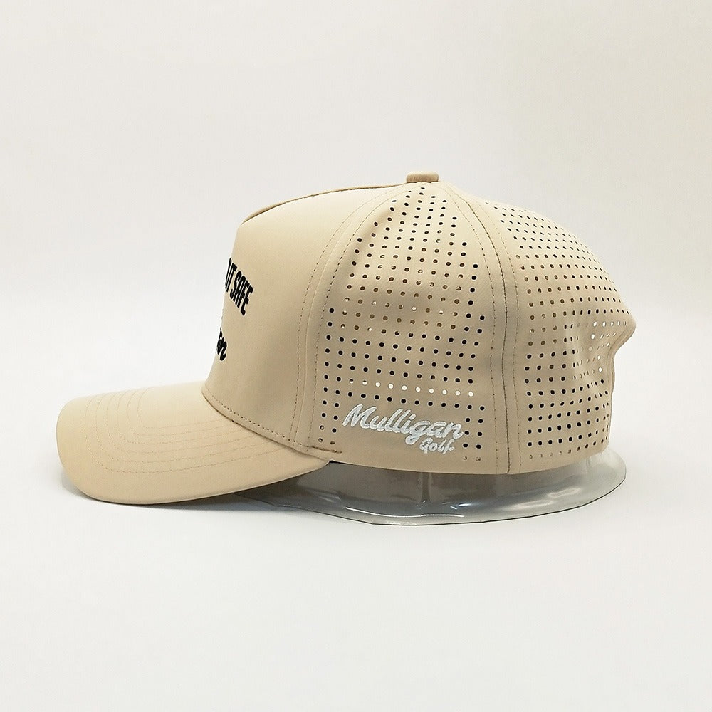 Mulligan Golf – Golfkeps, Beige (Unisex/Onesize)