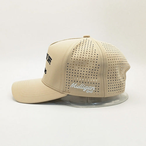 Mulligan Golf – Golfkeps, Beige (Unisex/Onesize)