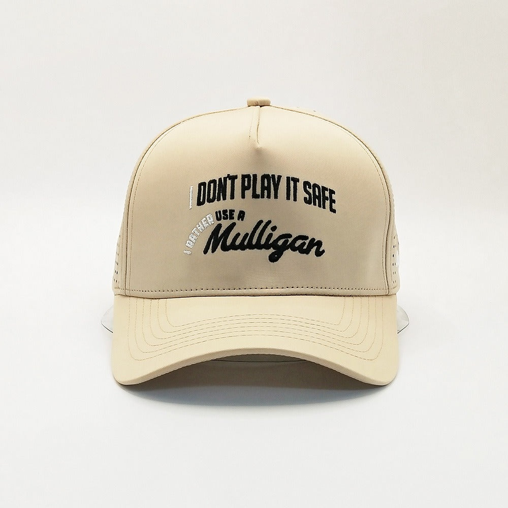 Mulligan Golf – Golfkeps, Beige (Unisex/Onesize)